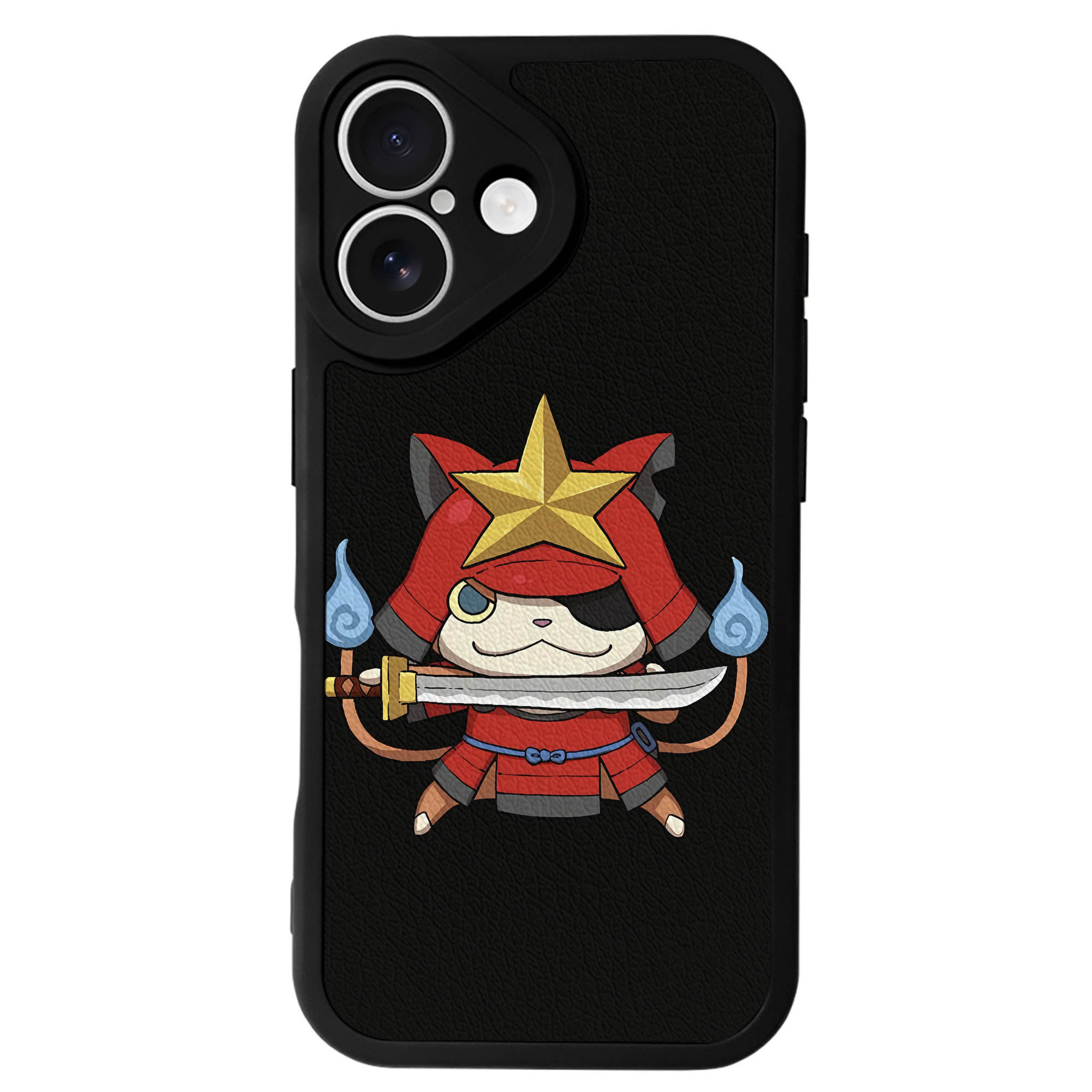 （画像用） 妖怪ウォッチ Yo-kai Watch 【iPhone 16シリーズ対応】シリコンスマホケース（レザー調） 材質：シリコン